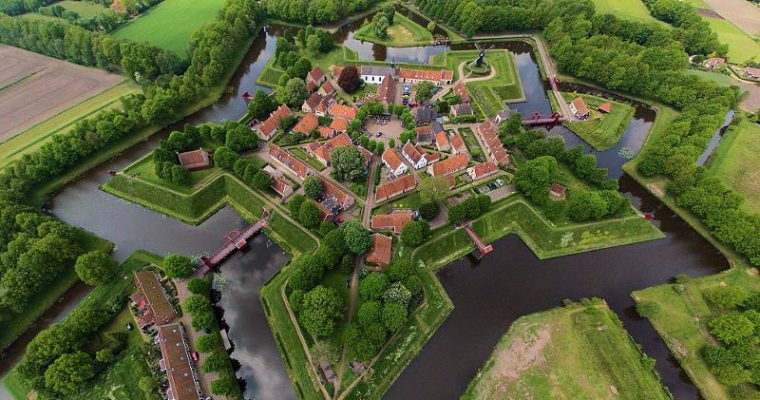 The beautiful star shaped fort cities of the Netherlands [with drone footage]