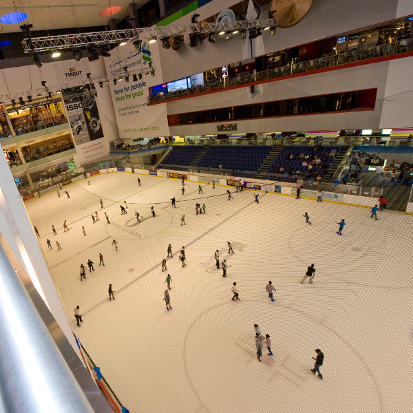 Ice skating at the Dubai Ice Rink Meet The Cities